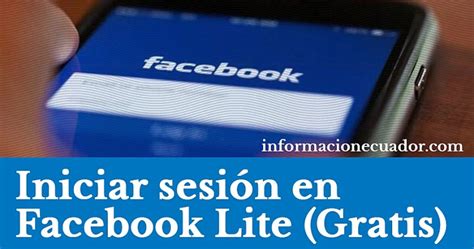 facebook lite entrar|facebook lite iniciar sesión.